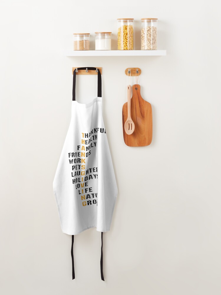 Discover Happy Thanksgiving Kitchen Apron