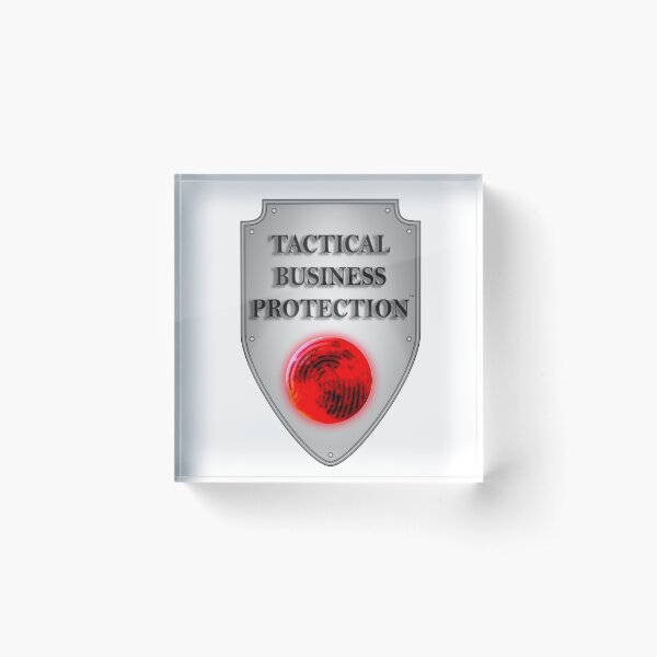 Tactical Business Protection Acrylic Block