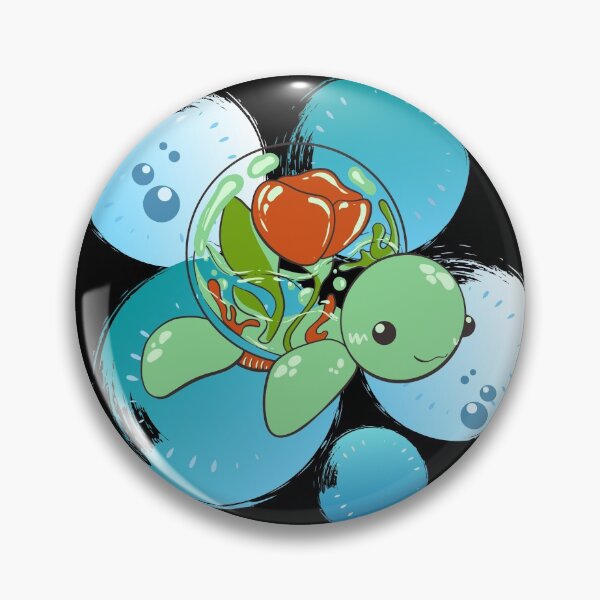 Item preview, Sea turtle with Flower  designed and sold by LinniesTees.