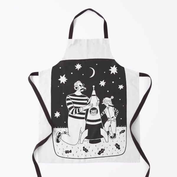 Item preview, Father and son launch a rocket with cat designed and sold by Saiana-design.