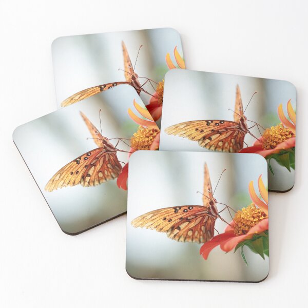 Item preview, Gulf Fritillary on Mexican Sunflower designed and sold by StampCity.