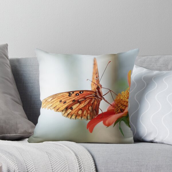 Item preview, Gulf Fritillary on Mexican Sunflower designed and sold by StampCity.
