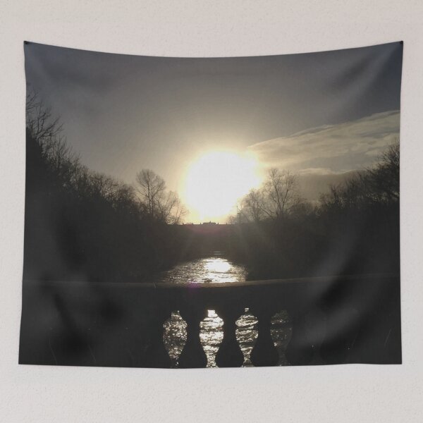 Item preview, Scottish Photography Series (Vectorized) - Sunset Over The Kelvin designed and sold by MacPean.