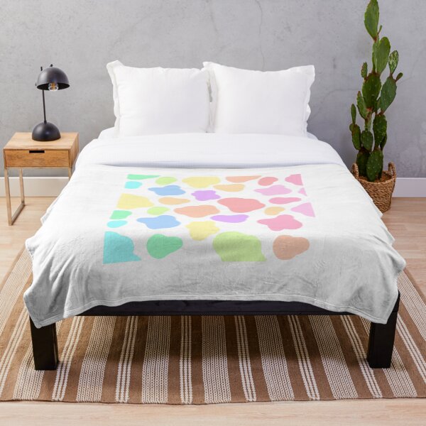 Artikelvorschau, Pastell Regenbogen Kuh Druck Design entworfen und verkauft von createdbymia.