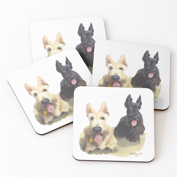 Item preview, Charlie and Leo in Watercolour designed and sold by BeingaScottie.