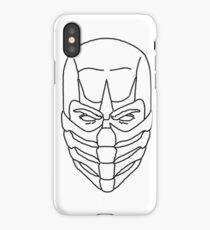 Mortal Kombat Scorpion - Outline Sketch iPhone Case