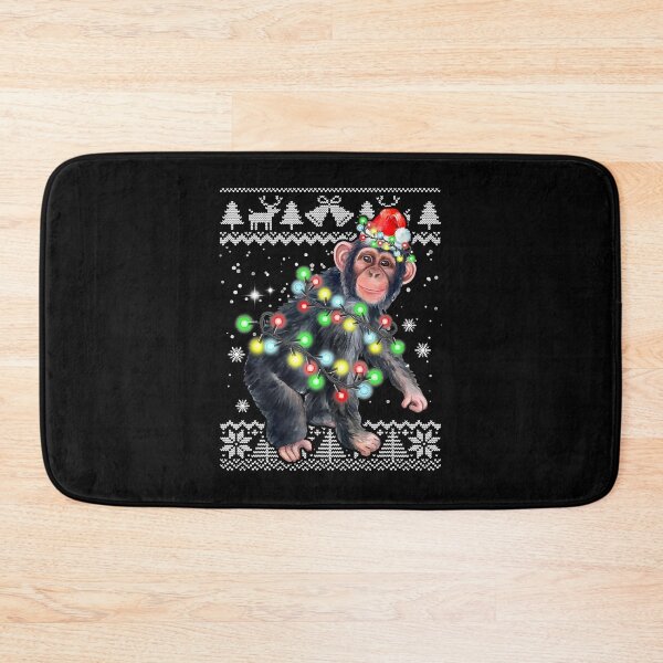 Item preview, Chimpanzee Monkey Ugly Christmas Pajama Xmas Monkey Gifts T-Shirt designed and sold by GrahamWalsh.