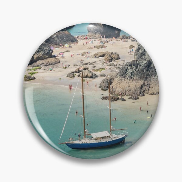 Item preview, Yacht in Kynance Cove, Cornwall designed and sold by Carolyn Eaton.