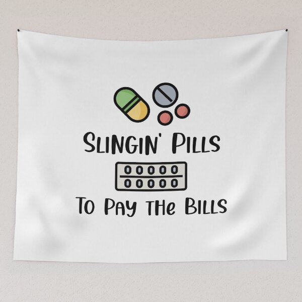 Item preview, Slingin' Pills - Gifts For Pharmacists designed and sold by GasparArts.