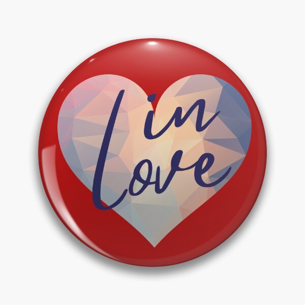 Item preview, In Love geometric colorful heart design.  designed and sold by milkasweet.