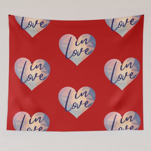 Item preview, In Love geometric colorful heart design.  designed and sold by milkasweet.
