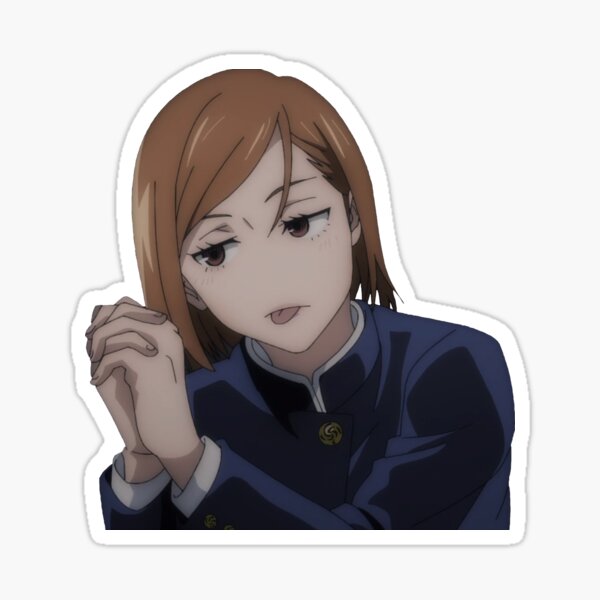 Nobara tongue out Sticker