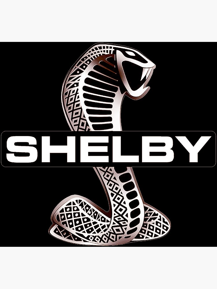 Engraved Coasters Wood gift, Set of 4 Shelby Cobra Mustang Logo Coasters