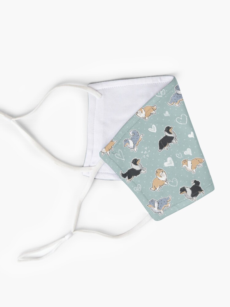 Alternate view of Rough Collie Love Mask