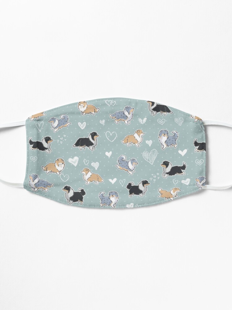 Alternate view of Rough Collie Love Mask