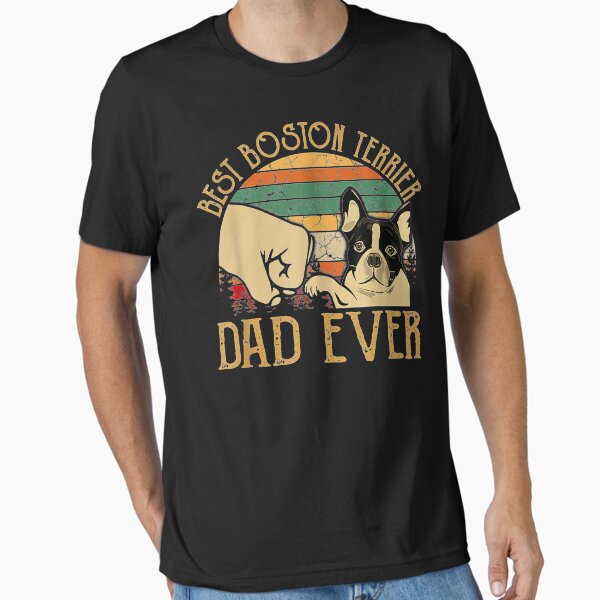 Item preview, Retro Vintage Best Boston Terrier Dad Ever designed and sold by MartinLoop.