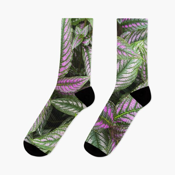 Item preview, Vibrant Pink and Purple Stripe Leaves designed and sold by By-Danni-Marie.