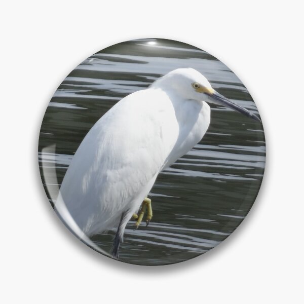 Item preview, White Egret Perched on a Rock by Orikall designed and sold by HippieWorks.
