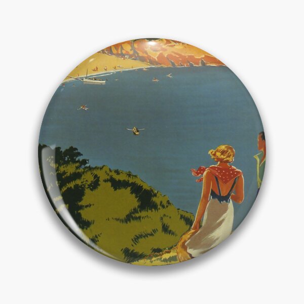 Item preview, Guernsey retro poster designed and sold by CorasPosters.