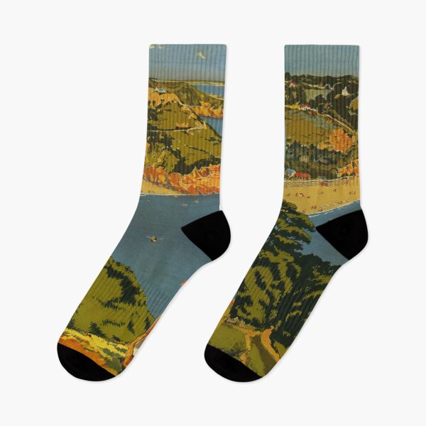 Item preview, Guernsey retro poster designed and sold by CorasPosters.