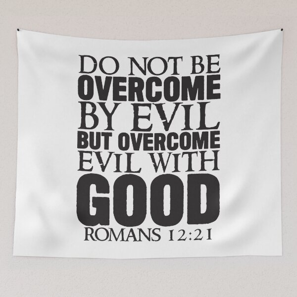 Item preview, Romans 12:21 Overcome Evil With Good designed and sold by plushism.