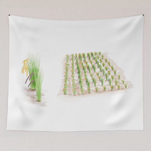 Item preview, Watercolor Illustration of Black glutinous rice  designed and sold by iswenyi.