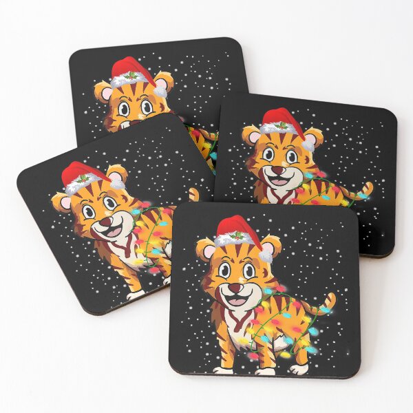 Item preview, Christmas Lights Cute Tiger Camiseta designed and sold by LenaEhrlichmann.