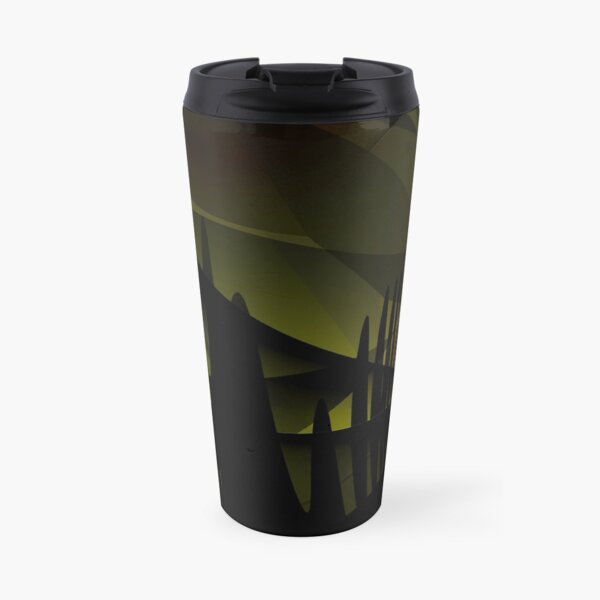 Abstract Landscape Art Travel Mug