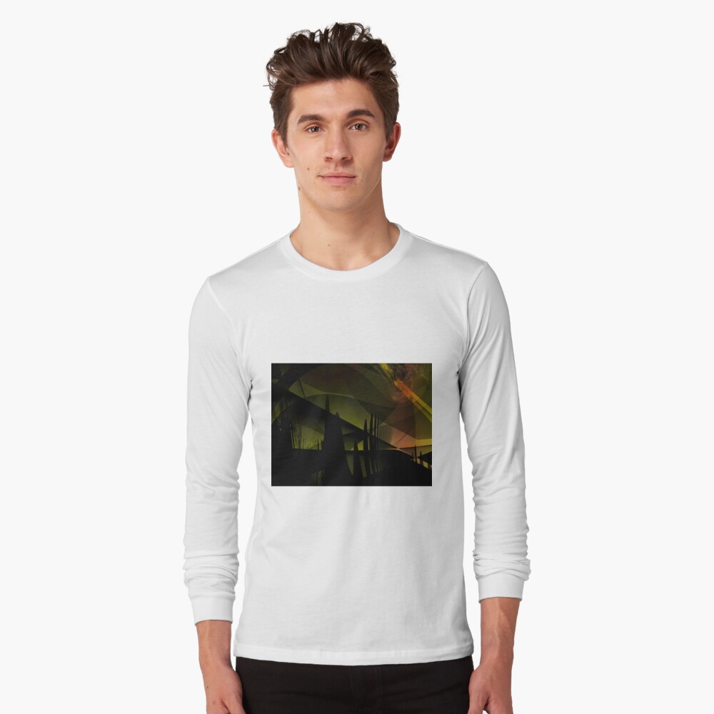 Abstract Landscape Art Long Sleeve T-Shirt