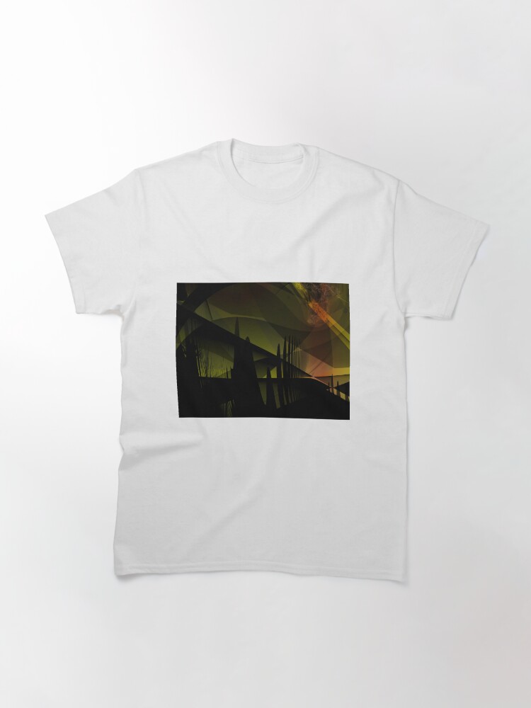 Thumbnail 3 of 7, Classic T-Shirt, Abstract Landscape Art designed and sold by garretbohl.