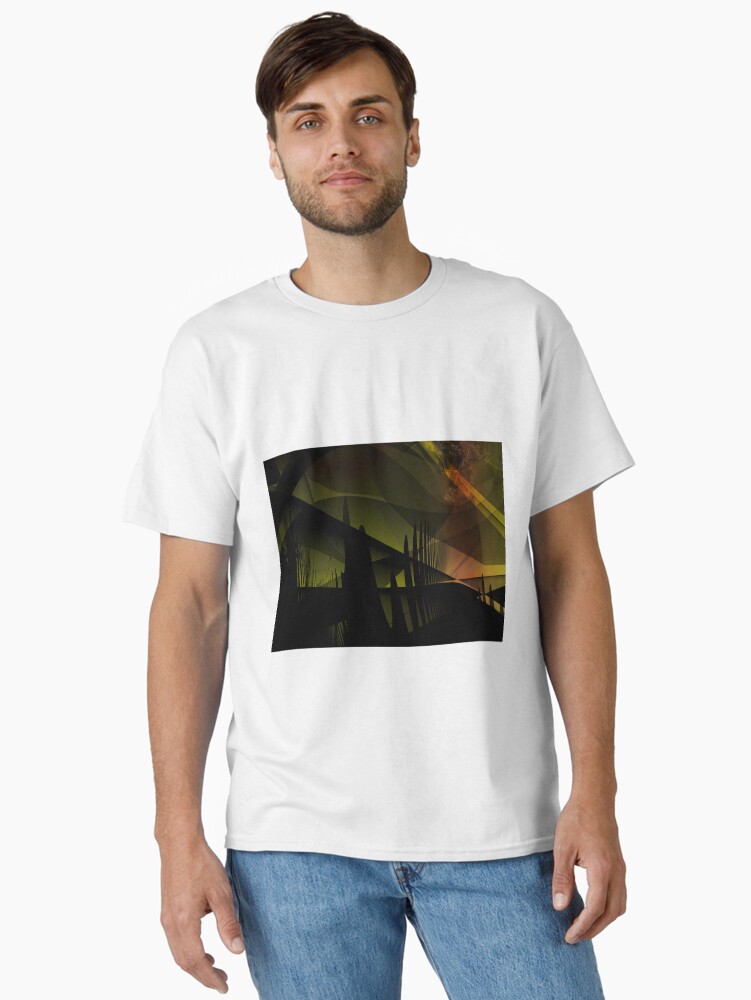 Thumbnail 2 of 7, Classic T-Shirt, Abstract Landscape Art designed and sold by garretbohl.