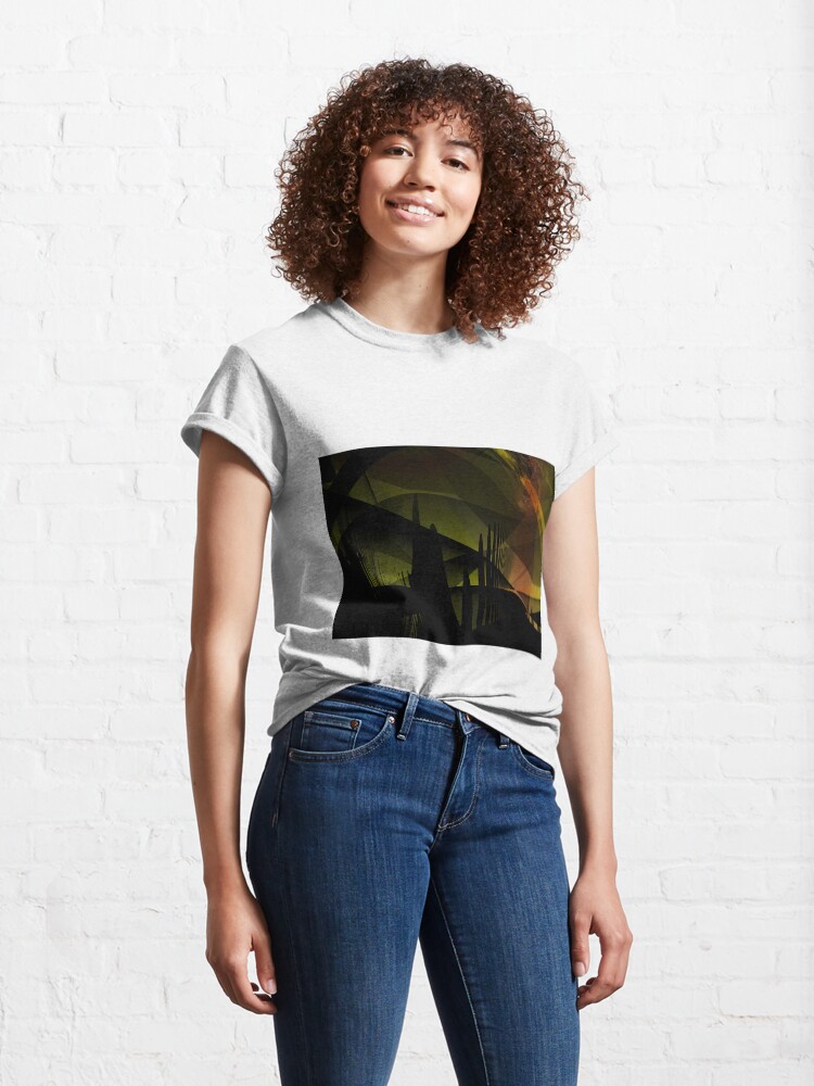 Alternate view of Abstract Landscape Art Classic T-Shirt
