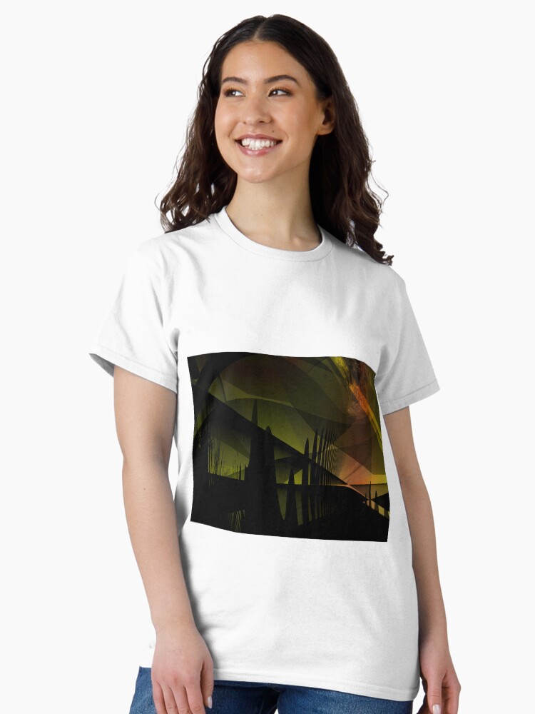Thumbnail 1 of 7, Classic T-Shirt, Abstract Landscape Art designed and sold by garretbohl.
