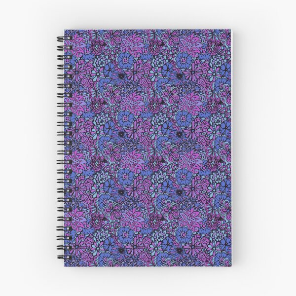 Item preview, Purple Hippy Flowers - Repeat Floral Pattern  designed and sold by complicolor.