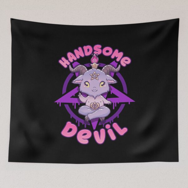 Item preview, Handsome Devil - Cute Satanic Anime Baphomet Gift designed and sold by biNutz.
