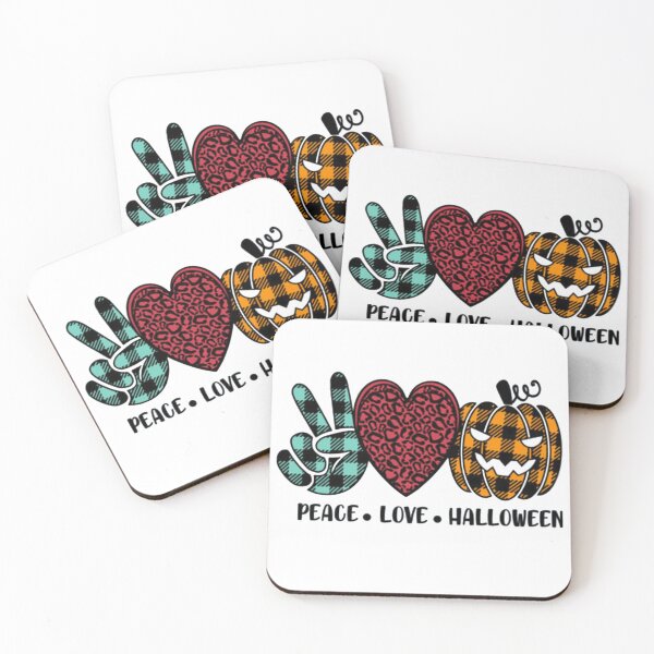 Item preview, peace love halloween design designed and sold by doitwithlove.