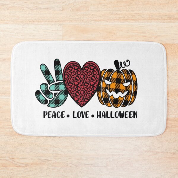 Item preview, peace love halloween design designed and sold by doitwithlove.