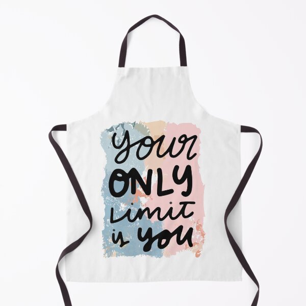 Item preview, only limit is you motivational typography designed and sold by Aimen Toor.