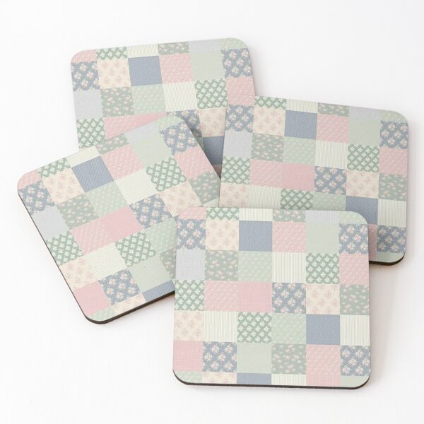 Item preview, Pastel Patterned Checks  designed and sold by fudgecream.