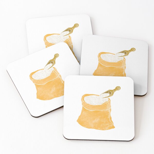Item preview, Watercolor Illustration of A bag of rice designed and sold by iswenyi.