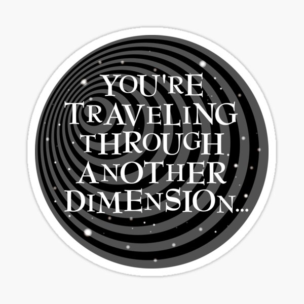 Another Dimension. Sticker
