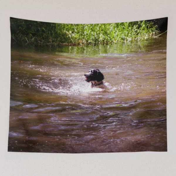 Item preview, Labrador Retriever Swimming designed and sold by BritishYank.