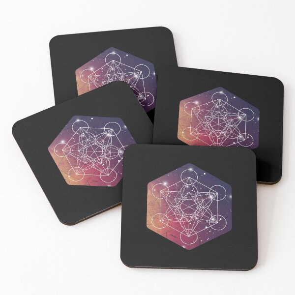 Item preview, Sacred Geometry Metatrons Cube Mandala Psychedelic Esoteric design designed and sold by A-Fashion.