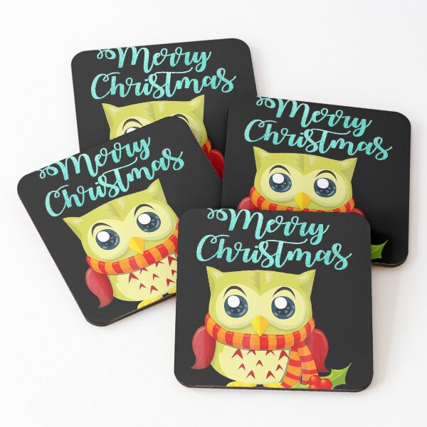 Item preview, Cute Christmas Owl T-Shirt Merry Xmas Owl Holiday Gift designed and sold by LenaEhrlichmann.