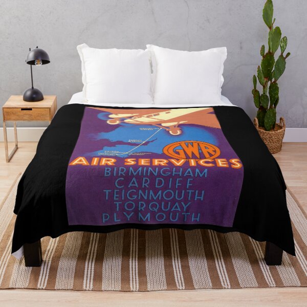 Item preview, GWR Air Service retro poster designed and sold by CorasPosters.