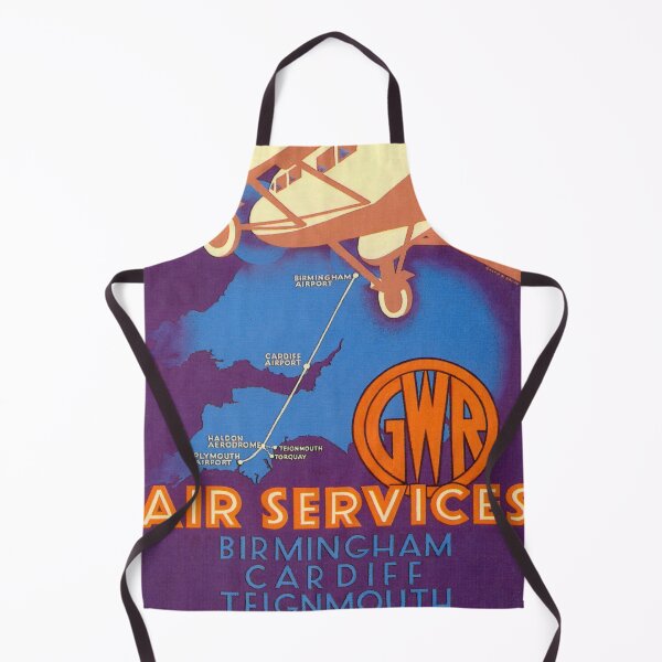 Artikelvorschau, GWR Air Service retro poster entworfen und verkauft von CorasPosters.
