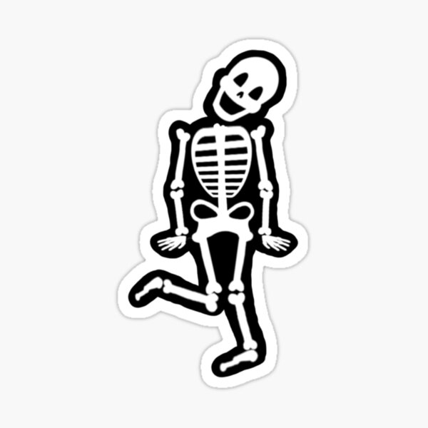 Dancing Skeleton Stickers Redbubble