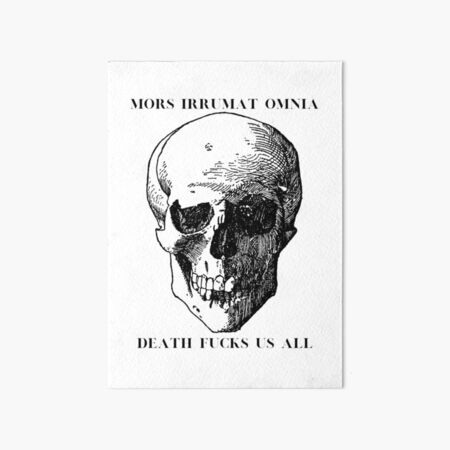 Lethe House — Mors Irrumat Omnia Art Board Print for Sale by chelseareads