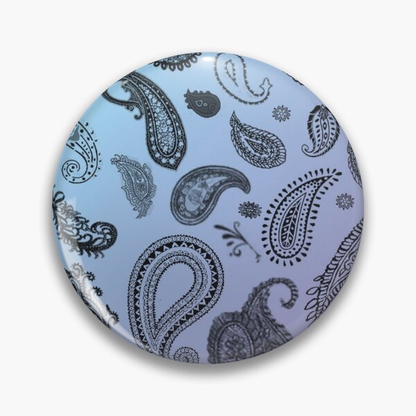 Item preview, Blue and Purple Paisley Graphic designed and sold by karinnem.