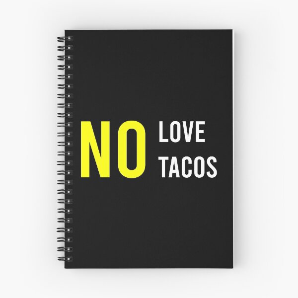 Item preview, No Love No Tacos designed and sold by MJLdesigns.